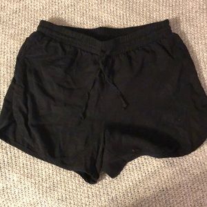 Black high waisted shorts